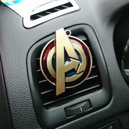 Cartoon Car Styling For Perfume Air Conditioning Vent SHIELD Dr. Captain America Fans